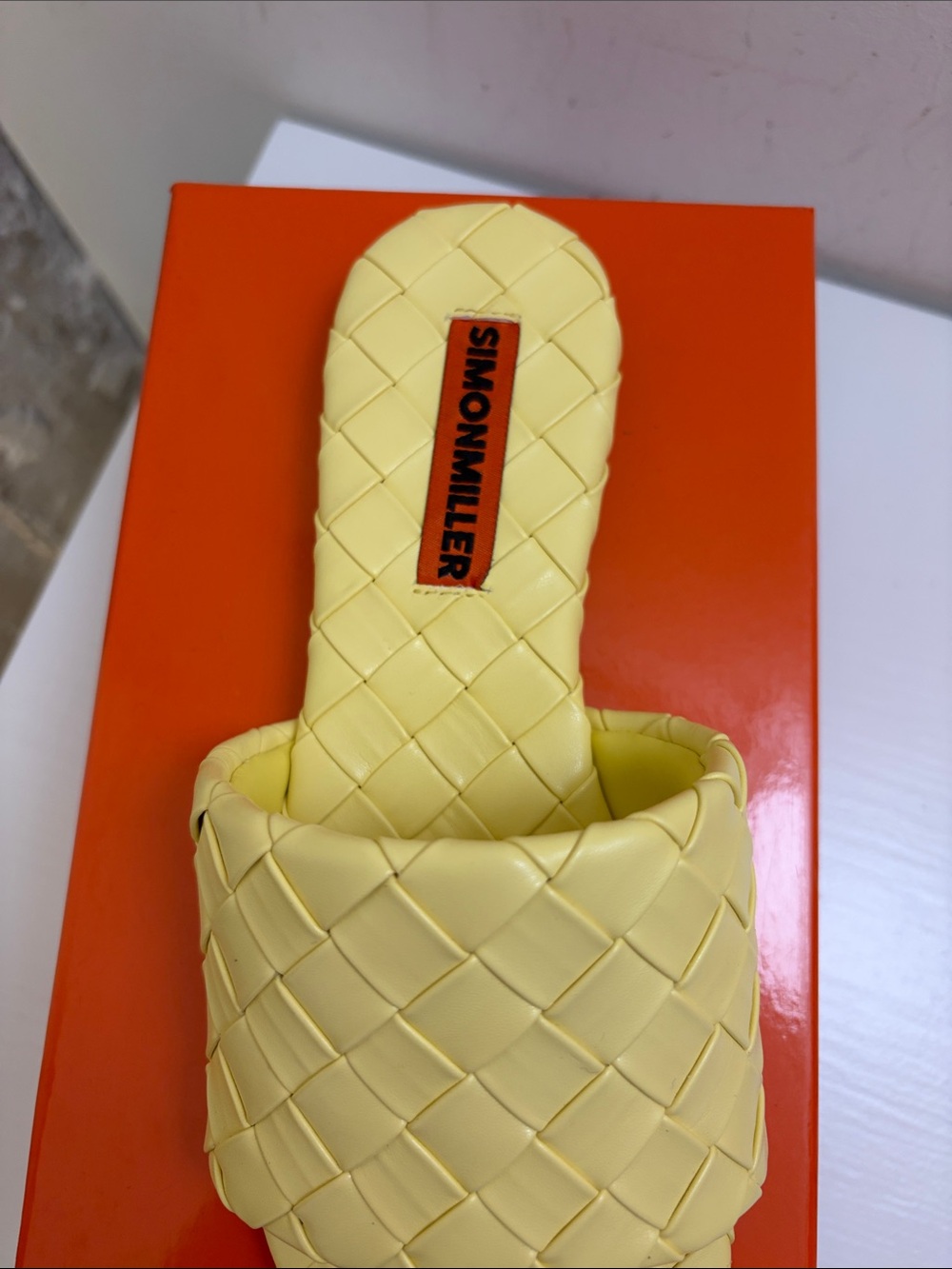 Simon Miller Woven Salerno Sandal - Butter - Picture 3 of 3